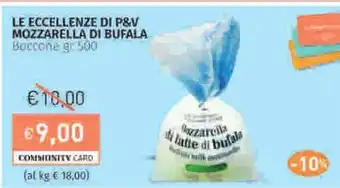 Prezzemolo e Vitale Le eccellenze di p&v mozzarella di bufala boccone offerta