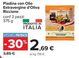 Carrefour Piadina con Olio Extravergine d'Oliva Riccione offerta