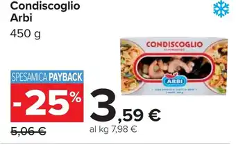 Carrefour Condiscoglio Arbi offerta