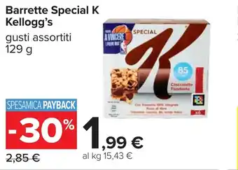 Carrefour Barrette Special K Kellogg's offerta