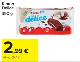 Carrefour Kinder Delice offerta