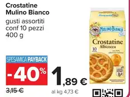 Carrefour Crostatine Mulino Bianco offerta