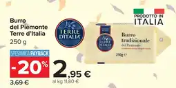 Carrefour Burro del Piemonte Terre d'Italia offerta