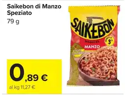 Carrefour Saikebon di Manzo Speziato offerta