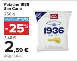 Carrefour Patatine 1936 San Carlo offerta