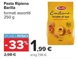 Carrefour Pasta Ripiena Barilla offerta