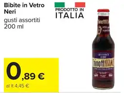 Carrefour Bibite in Vetro Neri offerta