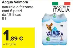 Carrefour Acqua Valmora offerta