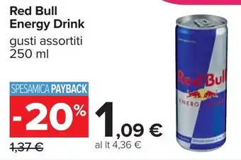 Carrefour Red Bull Energy Drink offerta