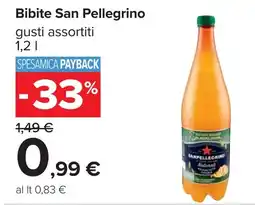 Carrefour Bibite San Pellegrino offerta