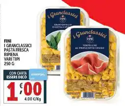 Deco Supermercati Fini i granclassici pasta fresca ripiena vari tipi offerta