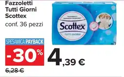 Carrefour Fazzoletti Tutti Giorni Scottex offerta