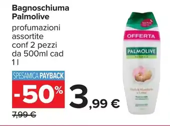 Carrefour Bagnoschiuma Palmolive offerta