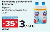 Carrefour Detergente per Pavimenti Lysoform offerta