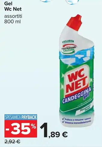 Carrefour Gel Wc Net offerta