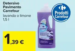 Carrefour Detersivo Pavimento Carrefour offerta