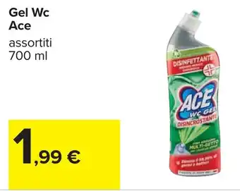 Carrefour Gel Wc Ace offerta