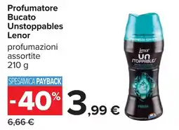 Carrefour Profumatore Bucato Unstoppables Lenor offerta