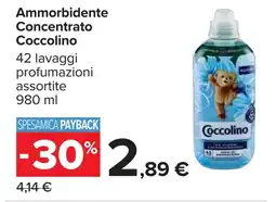 Carrefour Ammorbidente Concentrato Coccolino offerta