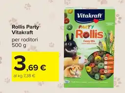 Carrefour Rollis Party Vitakraft per roditori offerta