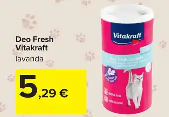 Carrefour Deo Fresh Vitakraft lavanda offerta