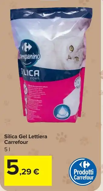 Carrefour Silica Gel Lettiera Carrefour offerta