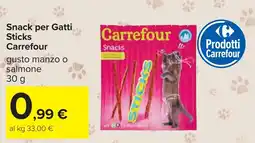 Carrefour Snack per Gatti Sticks Carrefour offerta