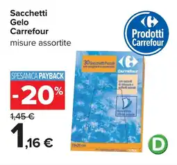 Carrefour Sacchetti Gelo Carrefour offerta