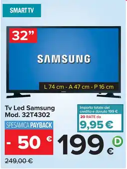 Carrefour Tv Led Samsung Mod. 32T4302 offerta