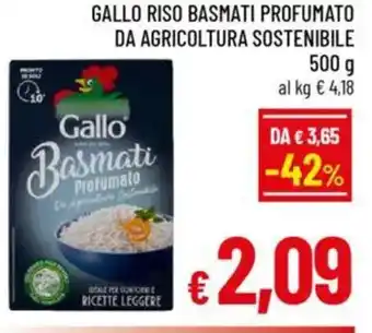 A&O Gallo riso basmati profumato da agricoltura sostenibile offerta