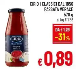 A&O Cirio i classici dal 1856 passata verace offerta