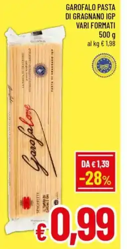 A&O Garofalo pasta di gragnano igp vari formati offerta