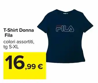 Carrefour T-Shirt Donna Fila offerta