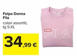 Carrefour Felpa Donna Fila offerta