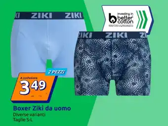 Action Boxer Ziki da uomo offerta