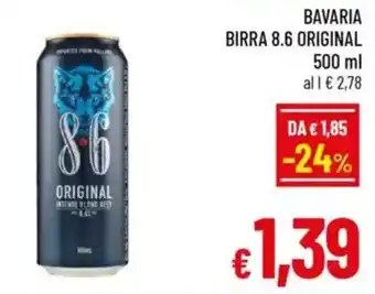 A&O Bavaria birra 8.6 original offerta