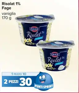 Carrefour Risolat 1% Fage offerta