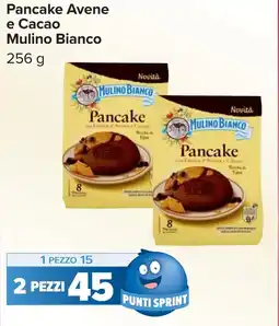 Carrefour Pancake Avene e Cacao Mulino Bianco offerta