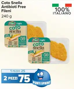 Carrefour Coto Snella Antibioti Free Fileni offerta