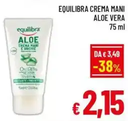 A&O Equilibra crema mani aloe vera offerta