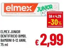 A&O Elmex junior dentifricio bimbi, bambini 6-12 anni, offerta