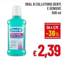 A&O Oral b collutorio denti e gengive offerta