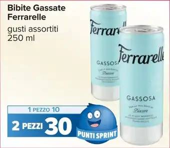 Carrefour Bibite Gassate Ferrarelle offerta