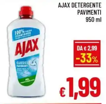 A&O Ajax detergente pavimenti offerta