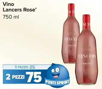 Carrefour Vino Lancers Rose' offerta