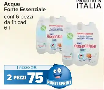 Carrefour Acqua Fonte Essenziale offerta