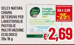 A&O Selex natura chiama detersivo per lavastoviglie pastiglie multifunzione ecologico offerta