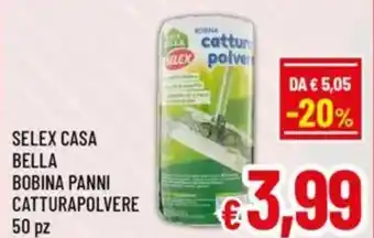 A&O Selex casa bella bobina panni catturapolvere 50 pz offerta