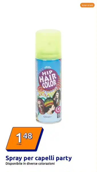 Action Spray per capelli party offerta