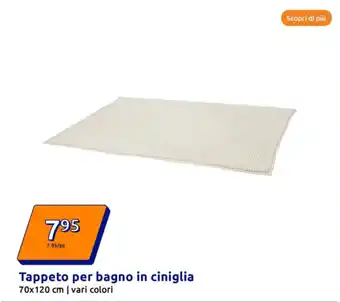 Action Tappeto per bagno in ciniglia offerta